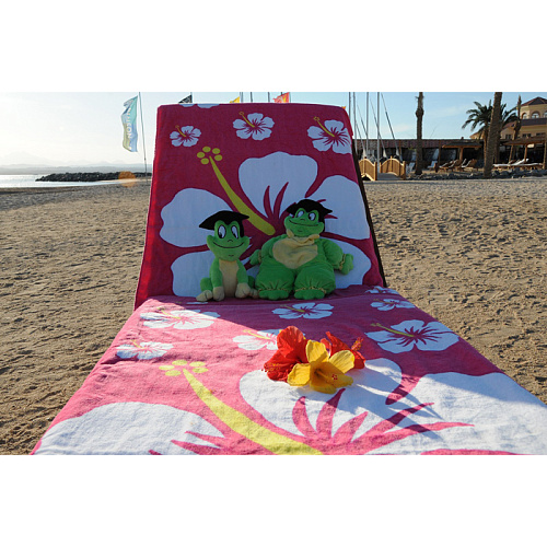 Пляжное полотенце Freds Swim Academy Гибискус 70x140 см