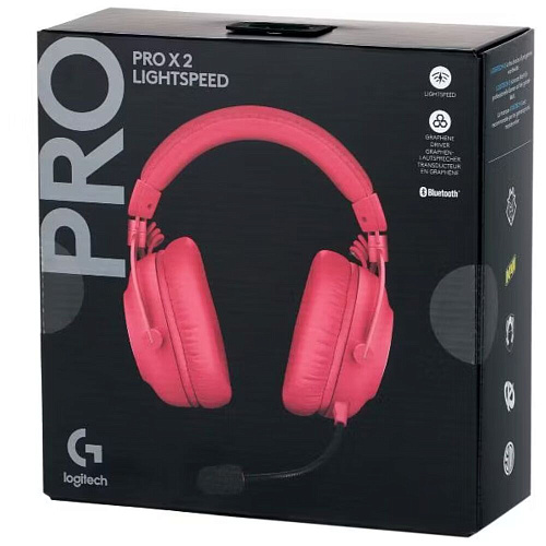 Гарнитура Logitech G PRO X2 Lightspeed Wireless Gaming Headset Pink