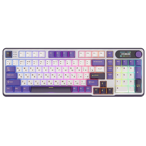 Клавиатура беспроводная Royal Kludge RK-S98 Wireless (RK Brown Switch) RGB (русская раскладка) Blackberry