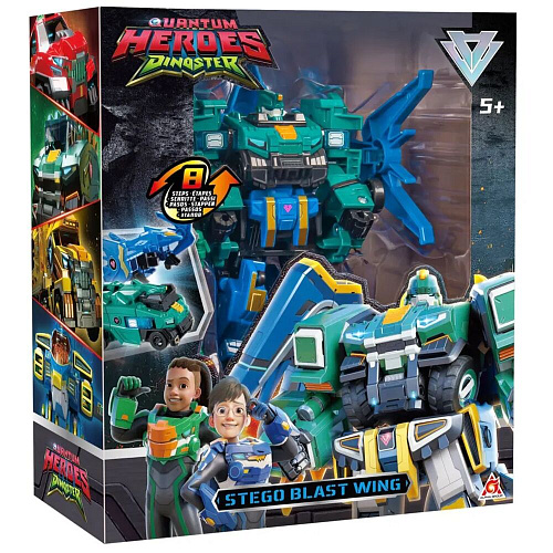 Dinoster Трансформер 2-в-1 Диностер Стего Бласт Винг