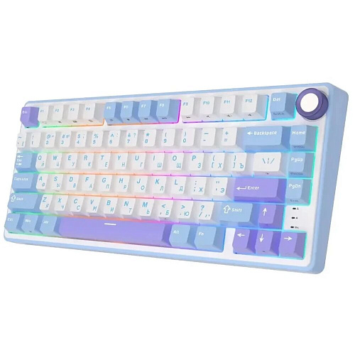 Клавиатура Royal Kludge R75 (RK Silver Switch) RGB (русская раскладка) Taro Milk