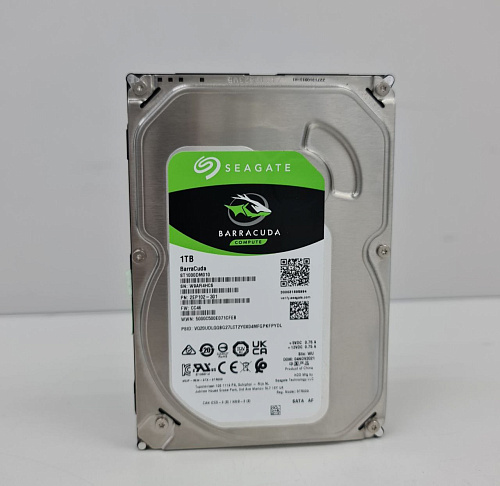 Внутренний жесткий диск 3,5" 1Tb Seagate (ST1000DM010) 64Mb 7200rpm SATA3 Barracuda УЦЕНКА