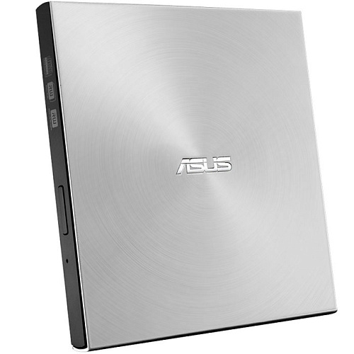 Внешний привод DVD-RW ASUS SDRW-08U7M-U Ultra Slim DVD±R/±RW USB 2.0 серебристый УЦЕНКА