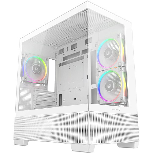 Корпус MicroATX Minitower Deepcool CG380 3F WH белый