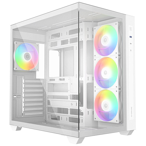 Корпус ATX Miditower ID-Cooling View 510 ARGB Wh White