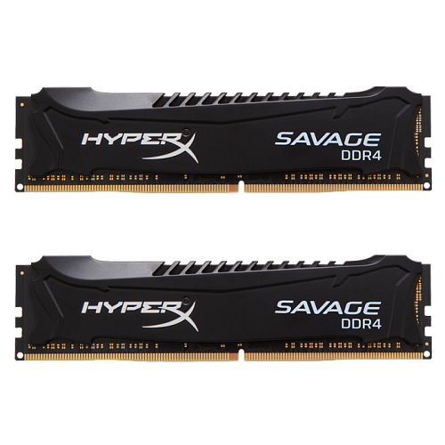Модуль памяти DIMM 16Gb 2х8Gb DDR4 PC21300 2666MHz Kingston HyperX Savage Black Series (HX426C13SB2K2/16)