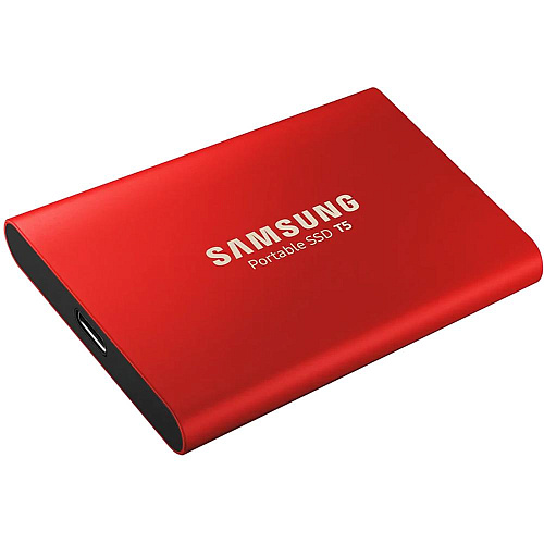 Внешний SSD-накопитель 1.8" 500Gb Samsung T5 MU-PA500R/WW (SSD) USB 3.1 Gen2 Красный