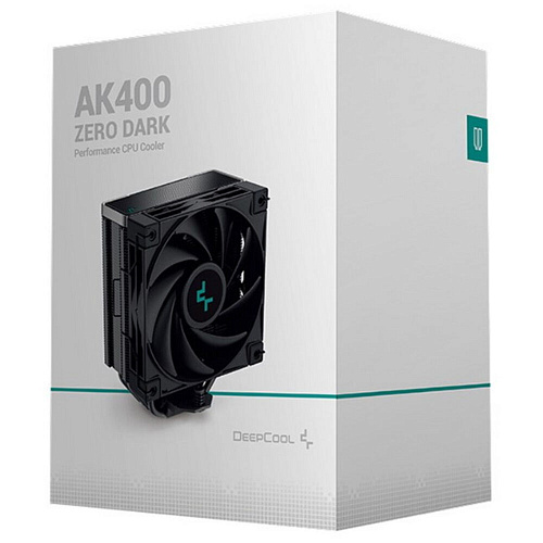 Охлаждение CPU Cooler for CPU Deepcool AK400 Zero Dark 220W 1155/1156/1150/1200/1700/1851/AM4/AM5