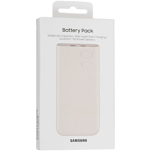 Внешний аккумулятор Samsung EB-P3400 10000 mAh бежевый