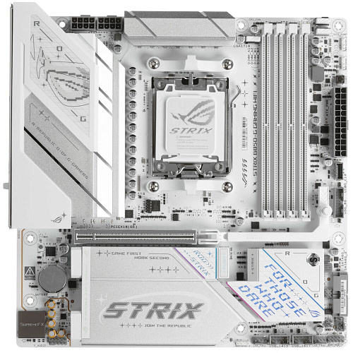 Материнская плата ASUS ROG Strix B850-G Gaming WiFI B850 Socket AM5 4xDDR5, 2xSATA3, RAID, 4xM.2, 1xPCI-E16x, 6xUSB3.2, 2xUSB3.2 Type C, DP, HDMI, WiFi, 2.5Glan, mATX