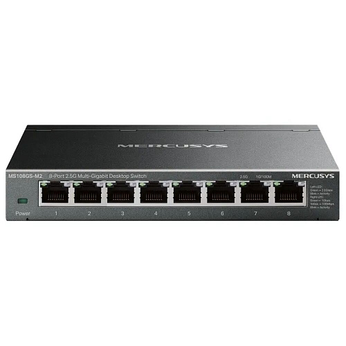 Коммутатор Mercusys MS108GS-M2 8 ports 10/100/1000/2500Mbps неуправляемый
