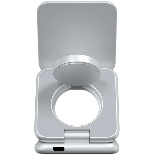 Беспроводная зарядная панель 3 в 1 Magssory Fold Pro WCH063 Qi2 Silver