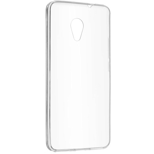 Чехол для Meizu M5s SkinBox 4People slim silicone, прозрачный, накладка