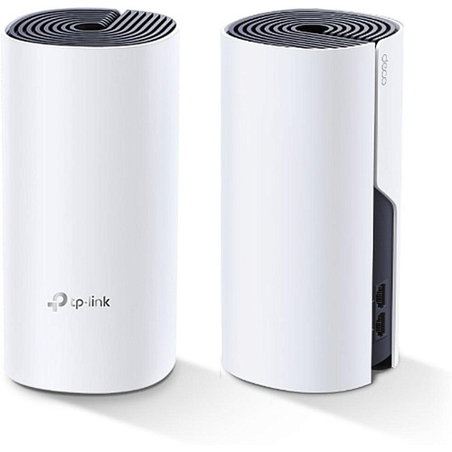 Беспроводной маршрутизатор TP-LINK Whole-Home Mesh Deco P9 Wi-Fi и Powerline: AC1200 + HomePlug AV1000 , 2.4ГГц и 5ГГц, 2xGLAN (2-pack)