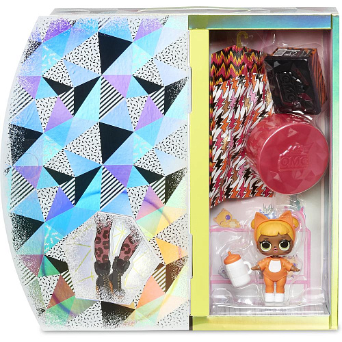 Кукла - сюрприз L.O.L. MGA Original OMG Winter Chill Missy Meow and Baby Cat 570271