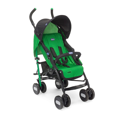 Chicco Echo stroller с бампером Green Jam 