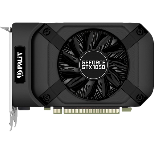 Видеокарта Palit GeForce GTX 1050 2048Mb (PA-GTX1050 StormX 2G) DVI-D, HDMI, 3xDP Ret