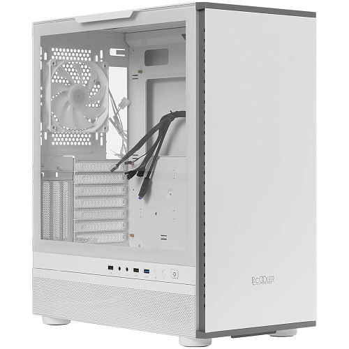 Корпус ATX Miditower PcCooler IE200 WH White