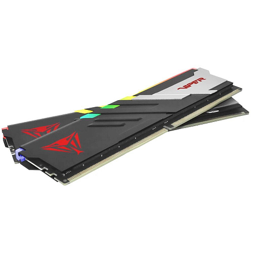 Модуль памяти DIMM 32Gb 2х16Gb DDR5 PC59200 7400MHz Patriot Memory Venom RGB Black (PVVR532G740C36K)