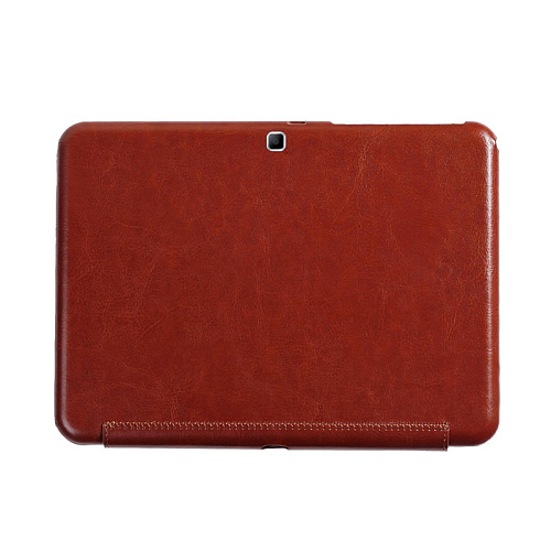 Чехол для Samsung Galaxy Tab 4 10.1 SM-T530\SM-T531 G-case Slim Premium, эко кожа, коричневый 