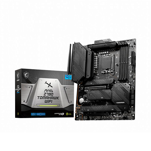 Материнская плата MSI MAG Z790 Tomahawk WiFi Z790 Socket-1700 4xDDR5, 7xSATA3, RAID, 4хM.2, 2xPCI-E16x, 8xUSB3.2, 2xUSB3.2 Type C, DP, HDMI, WiFi, 2.5Glan, ATX
