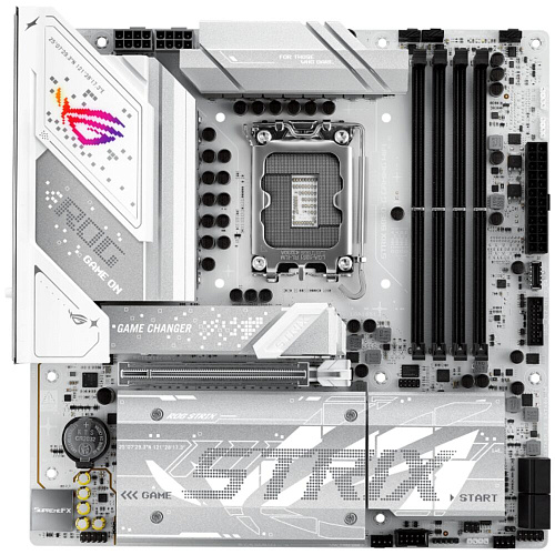 Материнская плата ASUS ROG Strix B860-G Gaming WiFi B860 Soc-1851 4xDDR5, 4xSATA3, RAID, 4хM.2, 1xPCI-E16x, 4xUSB3.2, 2xUSB3.2 Type C, DP, HDMI, WiFi, 2.5Glan,mATX