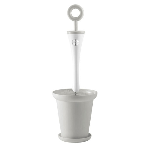 Ершик для бутылочки 2 в 1 в стакане Beaba Bottle Brush with Holder/Grey