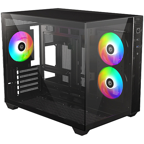 Корпус MicroATX Miditower ID-Cooling View 500 ARGB Black