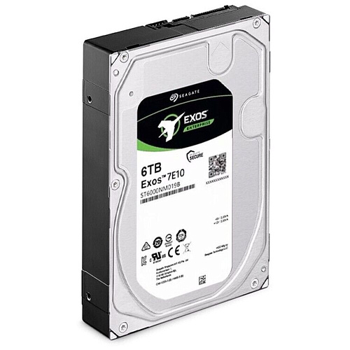 Внутренний жесткий диск 3,5" 6Tb Seagate (ST6000NM019B) 256Mb 7200rpm SATA3 Exos 7E10 HDD