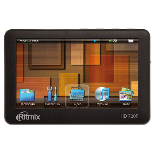 MP3-плеер MP3/HD-плеер Ritmix RP-430HD 16GB black