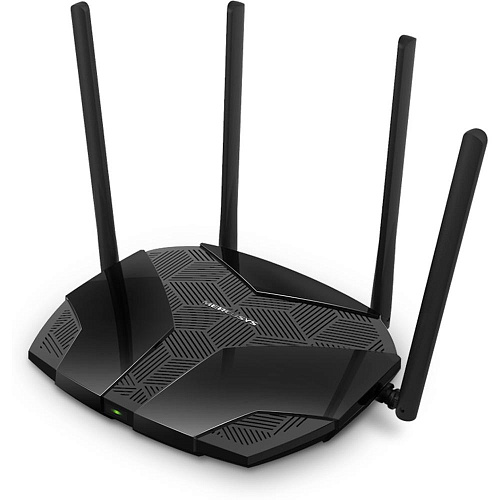 Беспроводной маршрутизатор Mercusys MR70X, Wi-Fi 6 802.11ax 1900(600+1200)Мбит/с, 2.4+5ГГц, 4xGLAN, 1xGWAN