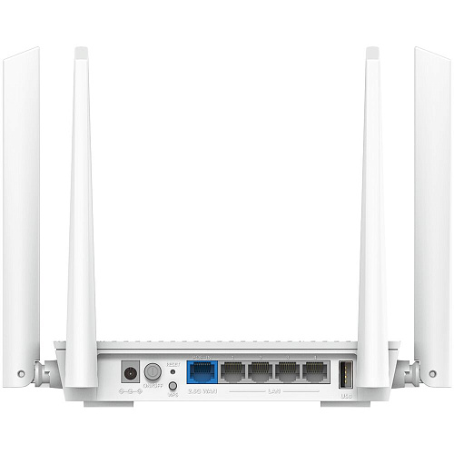 Беспроводной маршрутизатор Cudy WR3000P, Wi-Fi 802.11ax 2974Мбит/с, 2.4+5ГГц, 4xLAN, 1xWAN, USB Type-A