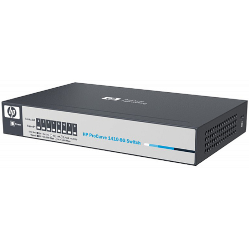 Коммутатор HP 1410-8G неуправляемый 8 портов 10/100/1000 Мбит/с (J9559A)