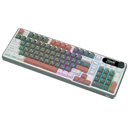 Клавиатура беспроводная Royal Kludge RK-S98 Wireless (RK Brown Switch) RGB (русская раскладка) Camping