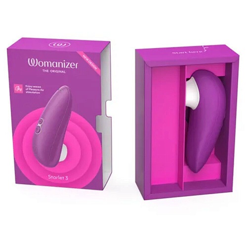 Стимулятор клитора Womanizer Starlet 3, Violet