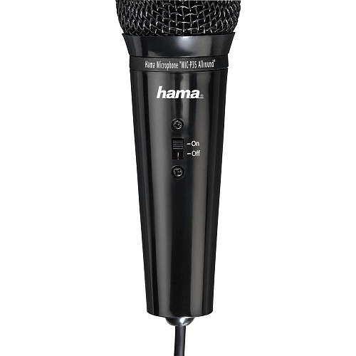 Микрофон  Hama P35 Allround Black