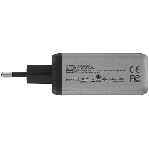Сетевое зарядное устройство Satechi Compact Charger 100W ST-UC100WSM-EU USB-C серый