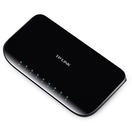 Коммутатор TP-LINK TL-SG1008D неуправляемый 8 портов 10/100/1000Мбит/с