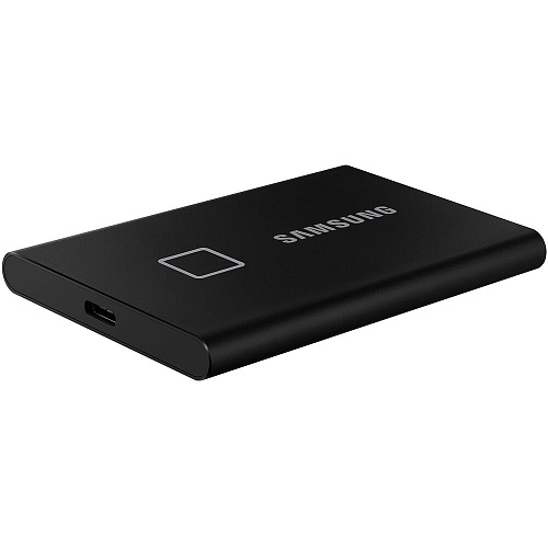 Внешний SSD-накопитель 1Tb Samsung T7 Touch MU-PC1T0K/WW (SSD) USB 3.2 Type C Черный УЦЕНКА