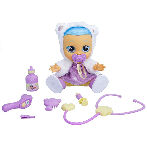 Кукла IMC Toys Crybabies Кристал заболела интеракт. плачущая с аксессуарами 41022