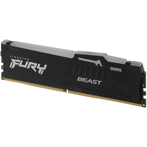 Модуль памяти DIMM 32Gb DDR5 PC41600 5200MHz Kingston Fury Beast RGB EXPO Black (KF552C40BB2A-32)
