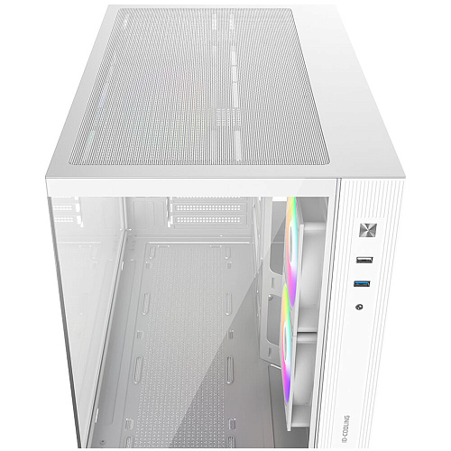 Корпус MicroATX Miditower ID-Cooling View 500 ARGB Wh White