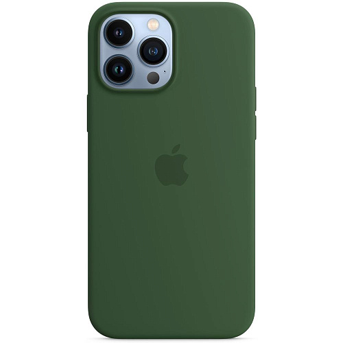 Чехол для Apple iPhone 13 Pro Max Silicone Case with MagSafe Clover