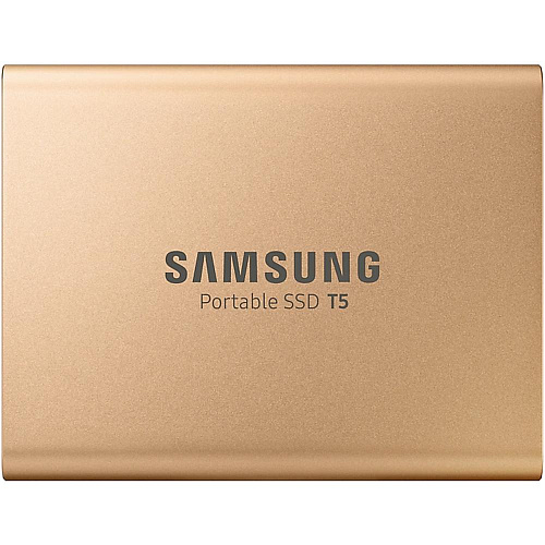 Внешний SSD-накопитель 1.8" 500Gb Samsung T5 MU-PA500G/WW (SSD) USB 3.1 Gen2 Золотистый
