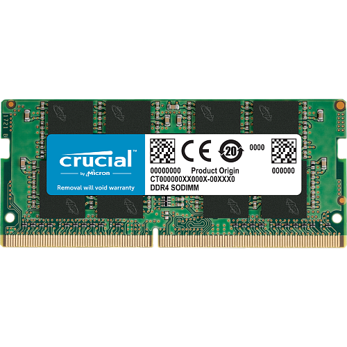 Модуль памяти SO-DIMM DDR4 8Gb PC25600 3200Mhz Crucial (CT8G4SFRA32A)