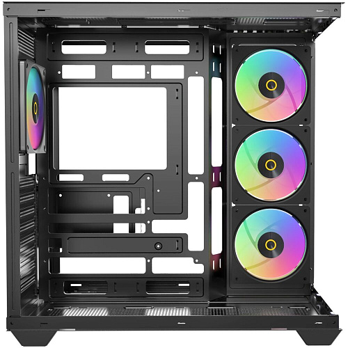 Корпус ATX Miditower Ocypus Gamma C74 BK ARGB Black
