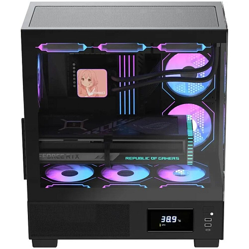 Корпус ATX Miditower Formula Crystal E1 Floe Black