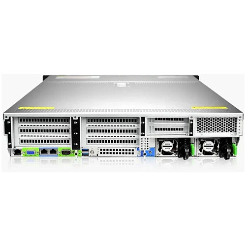Платформа Gooxi SR201-D12R-NV-G2 2U 12 bay server with NVME bp,based on AMD 9004 2 riser cards of PCIe5.0(X32 to x16x16)  2x rear SAS/SATA 2x rear NVME 1300W 1+