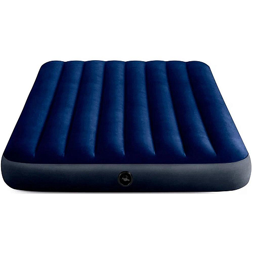 Надувной матрас Intex Classic Downy Airbed 64758, синий 191х137х25 см