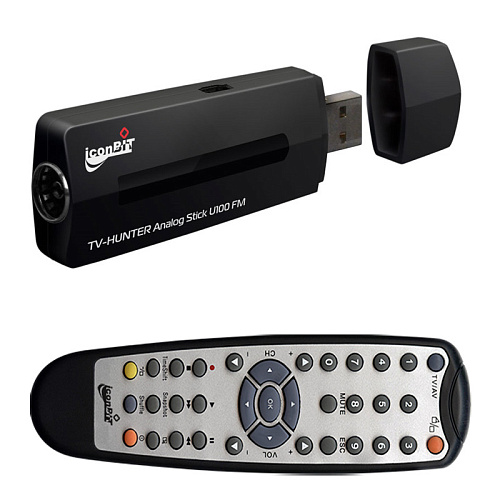 TV-тюнер IconBIT TV-HUNTER Analog Stick U100 FM